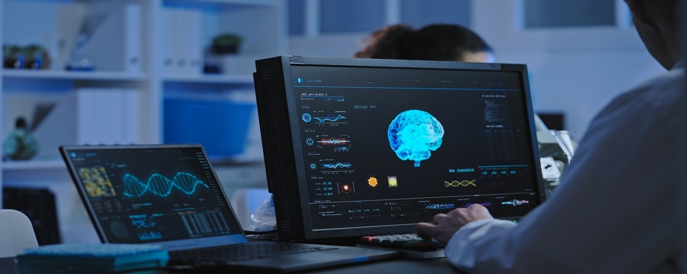 Doctor reviewing genetic test results related to dementia risk with a patient