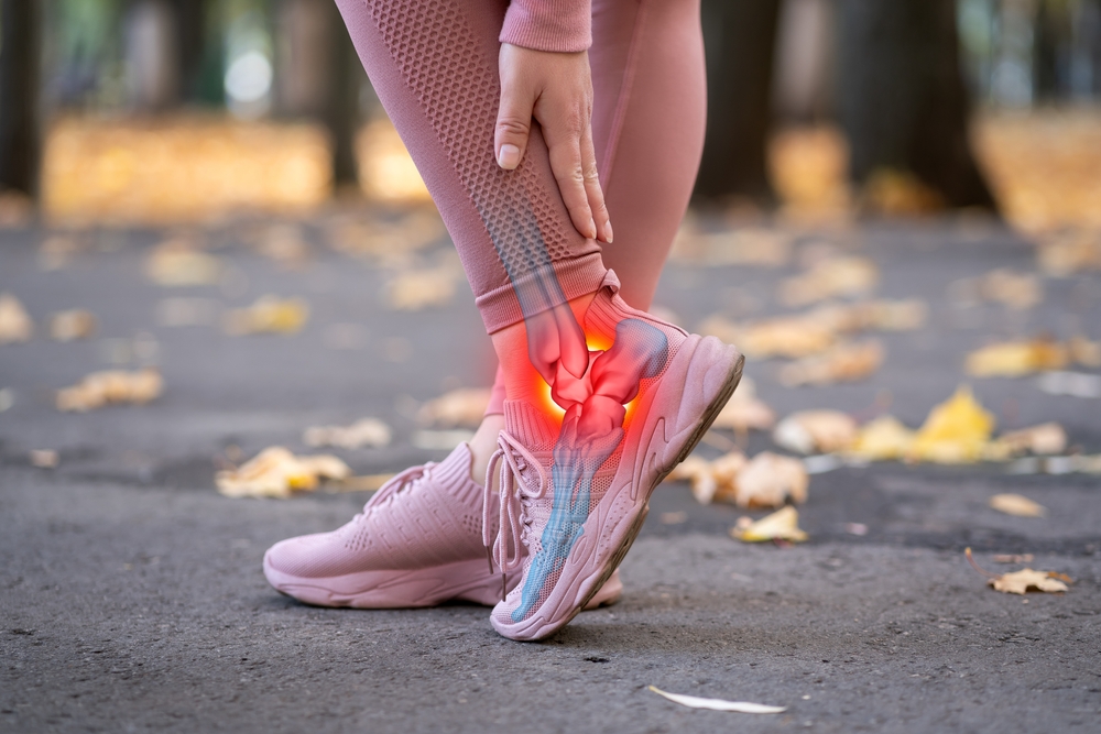 Foot with Achilles Tendonitis