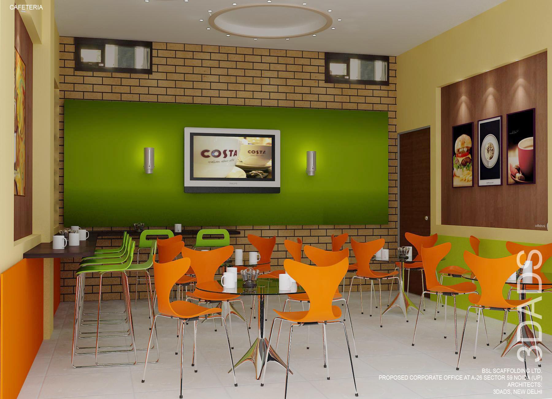 Office Cafeteria Interior design